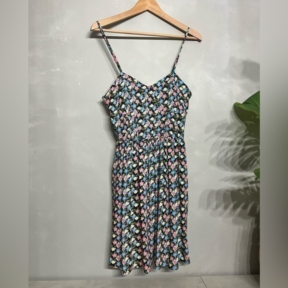 3/$30 _ NOBO | NWT 🏷️ Floral sundress mini fit flare spaghetti straps corset - M